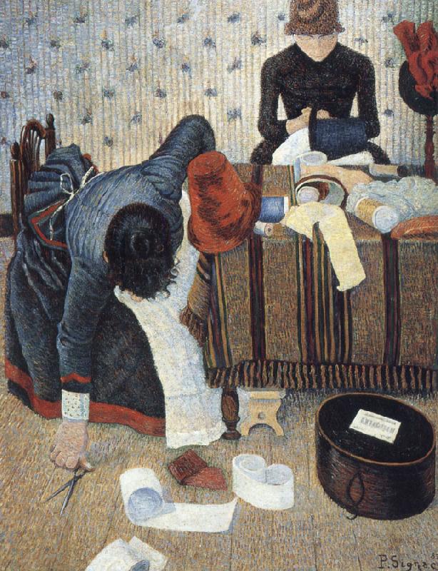 Paul Signac milliners Sweden oil painting art